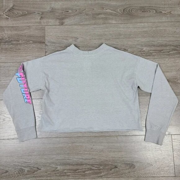 Gap Teen Back To The Future Long Sleeve Crop Top XL - Picture 8 of 14